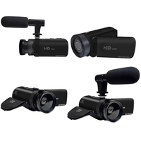 Caméra de vlogging de haute qualité 16MP avec zoom numérique 16X et écran rabattable de 2,4 pouces
