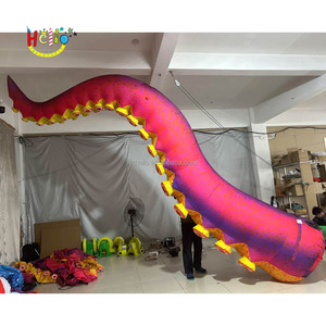 Decoración de construcción de calles al aire libre, pierna de tentáculo de pulpo inflable para decoración de fiesta temática oceánica - Product Image 3