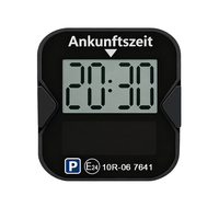 Disque de stationnement électronique avec certification Emark pour voiture, disque de stationnement numérique automatique, horodateur de stationnement électrique