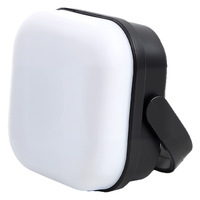 Mini Kare Beyaz Işık Kamp Lambası Döndürülebilir Klipsli USB Tip C Şarj Edilebilir Taşınabilir Cep Lambası Çadır İçin