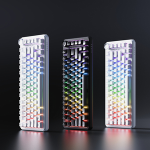 Ajazz ak820max 82 phím 3 chế độ chơi game không dây Bàn phím RGB cơ khí chơi Game bàn phím - Product Image 1