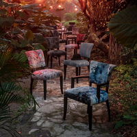 Ensemble de meubles de style européen personnalisé, meubles anciens, salon de détente, chaises sans accoudoirs