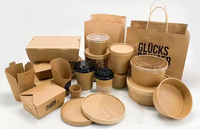 Boîtes rigides en carton ondulé recyclables de qualité alimentaire jetables et sûres avec poignée à fermeture magnétique pour l'emballage de hamburgers, de sandwichs et de plats rapides