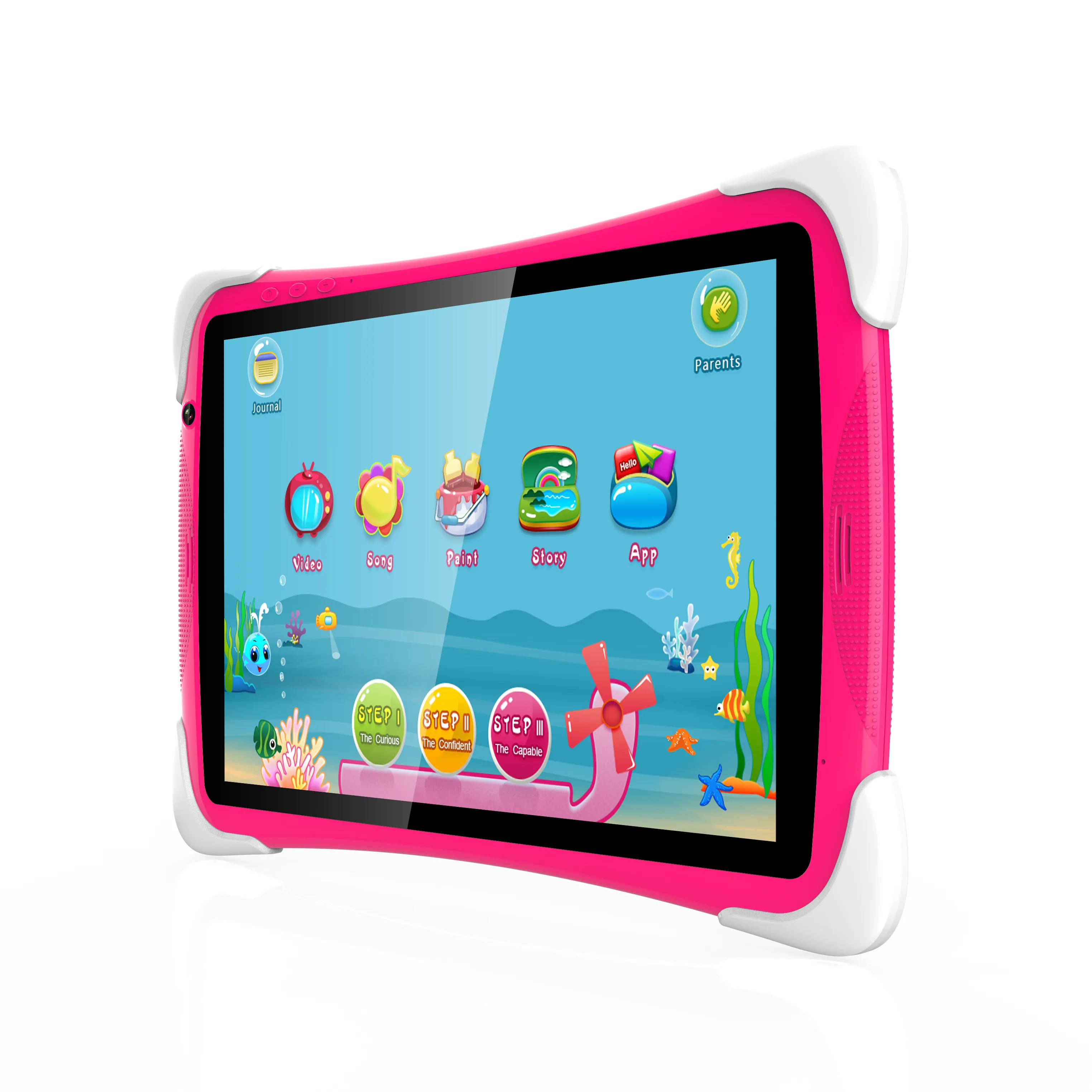 Vendite dirette in fabbrica macchina per la prima educazione dei bambini lezioni online tablet computer con sistema educativo preinstallato da 10.1 pollici