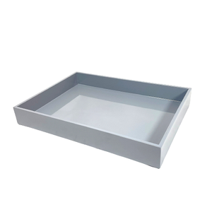 High Quality Handmade MDF Lacquer Serving Tray Glossy Colorful Sustainable Tableware Decorative Serving Tray - Product Image 6