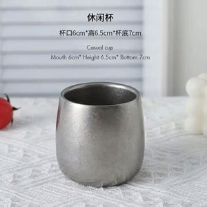 Tasse à vin de différentes couleurs, adaptée aux boissons chaudes et froides, plusieurs options, tasse en acier inoxydable, OEM - Product Image 1