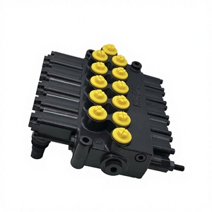 Vanne hydraulique multi-directionnelle haute performance M45-5, 5 sections pour excavatrice et grue - Product Image 1
