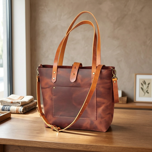 Waterproof Eco-Friendly Portable Luxury Unisex Leather Softback Laptop <b>Backpack</b> Animal Prints Zipper Closure USB Port OEM ODM - Product Image 5