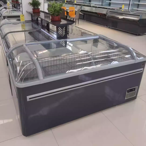 Congelatore Espositore Combinato per Supermercati, Congelatore a Pozzetto Monotemperatura per Snack Congelati, Gelati e Alimenti per Negozi - Product Image 6