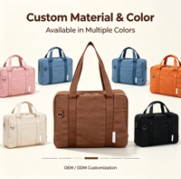 Sac fourre-tout en toile pour femme avec logo personnalisé, grande capacité, sac pour ordinateur portable, best-seller, sac de week-end, sac de voyage