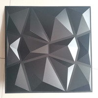 Panneau mural en PVC géométrique 3D, panneau de revêtement mural décoratif en relief 3D, imperméable, décoration murale intérieure pour hôtel, bureau, maison