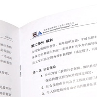 Impression de brochures professionnelles, reliure à points, livrets, catalogues, manuels d'instructions