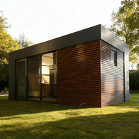 Tiny House de Luxe, Capsule Spatiale Préfabriquée Entièrement Equipée avec Jardin, Caravane en Acier Durable, Maison Apple