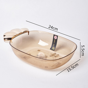 Offre Spéciale Snack Fruits Secs Assiette Lumière De Luxe Maison Salon Corbeille De Fruits En Plastique Plateau De Fruits - Product Image 6