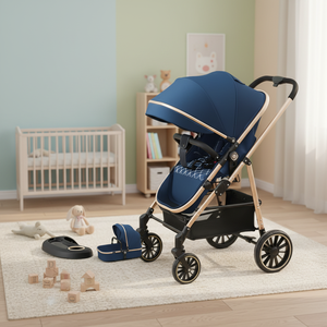 Poussettes pliables et légères, 3 en 1, voyage réglable, poussette pour bébé thaïlande avec siège <span class=keywords><strong>auto</strong></span>, 3 ans - Product Image 2