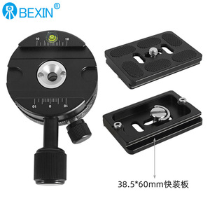 หัวขาตั้งกล้องอะลูมิเนียม Bexin หมุนได้ 360 องศา พร้อมแผ่นปลดเร็วสำหรับกล้องดิจิตอล - Product Image 4