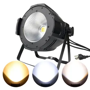 전문 파 led 빛 할인 무대 조명 dmx 100w 따뜻한 차가운 흰색 줌 cob led 파 라이트 극장