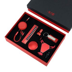 Design Wholesale Custom Promotion Business Gift Items Keychain Gifts <b>Set</b> for Cars for Vip Clients Souvenirs - Product Image 1