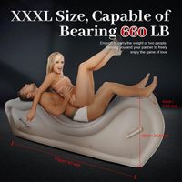 Canapé Lit Sexuel de Salon, Meuble Sexuel en PVC, Coussin d'Air BDSM, Chaise Sexy pour Couples, Chaise Longue Rouge Gonflable Grandes Dimensions