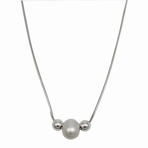 Collar de Plata de Ley S925 con Perlas y Diseño Geométrico de Espina de Serpiente, Perlas AAA, Joyería para Mujer de Uso Diario - Product Image 5