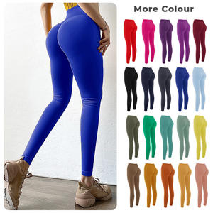 Collant da donna senza cuciture Fitness da corsa pantaloni da Yoga a vita alta Leggings sportivi spingere su <span class=keywords><strong>Leggins</strong></span> Energy Gym abbigliamento da palestra ragazza <span class=keywords><strong>Leggins</strong></span> - Product Image 1