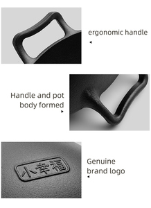 <span class=keywords><strong>Wok</strong></span> de Hierro Fundido Pre-Sazonado Directo de Fábrica, <span class=keywords><strong>Wok</strong></span> Chino Grande de Hierro Fundido para OEM/ODM - Product Image 3
