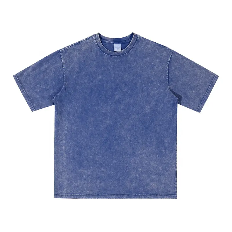 Men Vintage Wash Tshirt Custom T-Shirt Vintage Cotton T Shirt Oem Blank Vintage Rock T-Shirt