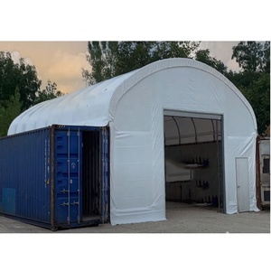 Conteneur de stockage dôme, abri de stockage portable, auvent de conteneur maritime 40 pieds, hangar de luxe, tente - Product Image 1