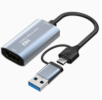 Carte de capture USB 3.0 pour vidéo haute définition 4K, téléphone portable de type C, ordinateur, console de jeu, caméra, streaming en direct, enregistrement