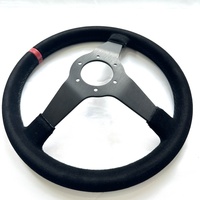 Volant Drifting 350mm JDM Drift Racing Deep Dish Volant sport 6 boulons avec rouge/bleu/jaune