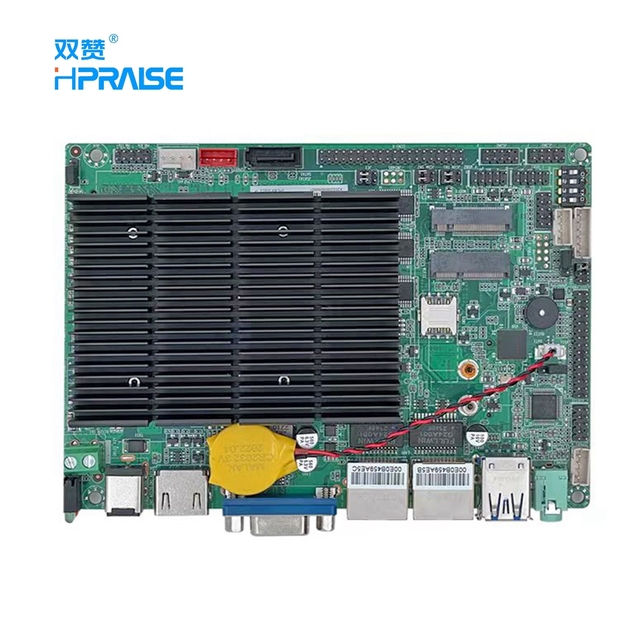 Fanless J4125 2.0GHz Processor Industrial Embedded LVDS 2 LAN 6 USB WIN 10 Nano Motherboard