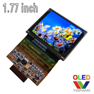 Nhỏ OLED 1.77 ''1.77inch 160x128 pixels đầy đủ màu sắc OLED hiển thị bảng điều chỉnh UG-6028ADEAF03-TAB, 4-Wire SPI, 6-bit RGB bl160128a - Product Image 3