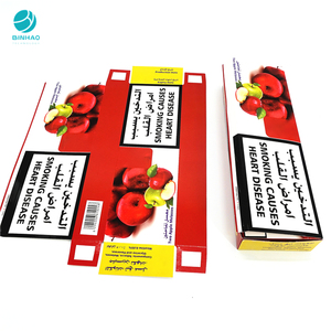 Many Colors Printing Packaging Coated Paper Moistureproof Cardboard Shisha Cigarette Box