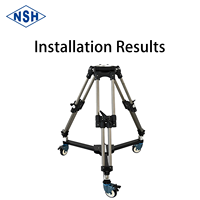 NSH pliable trépied Studio roue caméra accessoires trépied Dolly Base fondation équipement de photographie