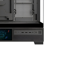Boîtier d'ordinateur de jeu Mid Tower ATX, cabinet de bureau pour CPU, panneau latéral en verre trempé, ventilateur RGB, châssis B1302