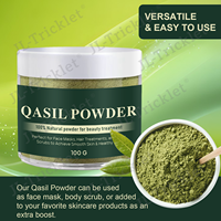 Poudre de feuille de Qasil Pure Secret de beauté pour les soins de la peau