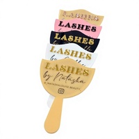Miroir de maquillage personnalisable en acrylique transparent avec poignée en forme de papillon pour chambre à coucher, salle de bain, coiffeuse