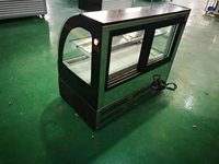 Vitrine de présentation de gâteaux miniatures pour comptoir, armoire de présentation de plats chauds commerciale, équipement de restauration, fabricant