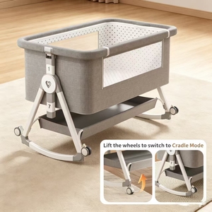 Lit bébé en gros, design multifonctionnel avec hauteur réglable, respirant <span class=keywords><strong>pour</strong></span> bébés de 0 à 24 mois - Product Image 5