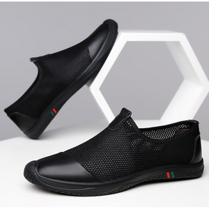 Chaussures décontractées d'été pour hommes en maille respirante à bout rond avec semelle intermédiaire en EVA et semelle extérieure en caoutchouc légères et confortables pour la marche - Product Image 2