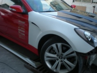 Kit carrosserie en fibre de verre rouge neuf pour Hyundai Genesis Coupé, découpes pour les feux antibrouillard, plastique avant pour remplacement/réparation