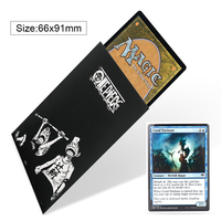 HOLOGRAPHIC DEFENDER Protège-cartes personnalisés mats avec dos artistique, thermoscellables, style tendance, en PP/CPP, 66x91mm, pour la protection des cartes de jeu