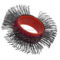 Brosse abrasive industrielle en fil d'acier pour sablage, largeur 23 mm, OEM pour le décapage de revêtements