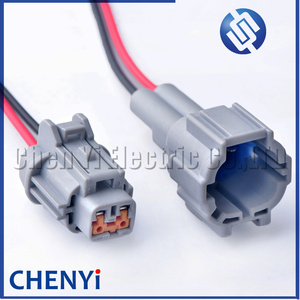 Conector solenoide automático de 2 pines, luces antiniebla, enchufe de arnés de cables, 6188-0554 6185-0867 6918-1774- - Product Image 1