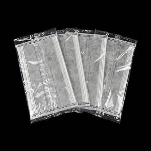 Sekali pakai dibungkus secara individu <span class=keywords><strong>4</strong></span>-<span class=keywords><strong>Ply</strong></span> Filter karbon aktif masker wajah Earloop - Product Image 1