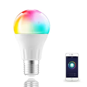 CTORCH 7 Вт 9 Вт 12 Вт Rgb + белый Wi-Fi Rgb зарядка, умная Светодиодная лампа