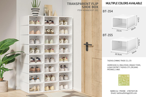 Прозрачные портативные экологичные штабелируемые контейнеры для обуви с фронтальным открыванием, 12 штук в упаковке, пластиковые коробки для хранения обуви для дома - Product Image 5