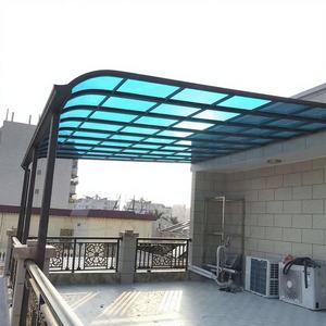 Auvent de terrasse en aluminium résistant aux UV, imperméable, moderne, simple, pour une seule voiture - Product Image 1