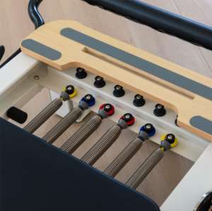 화이트 알루미늄 합금 무선 모바일 다기능 요가 필라테스 장비 운동 접이식 블랙 - Product Image 2