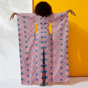 Shenbolen D'impression De Cire Africaine Ankara Style Chauve-Souris Motifs <span class=keywords><strong>Robe</strong></span> de Soirée - Product Image 2